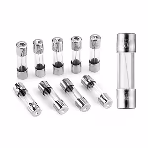 Detaliu tub de sticlă siguranță fuzibilă 10A 5x20mm