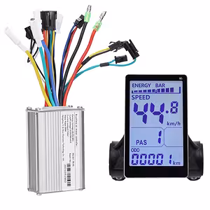 Imagine completă a kitului controller + Display M5 pentru bicicletă electrică 500W–1000W