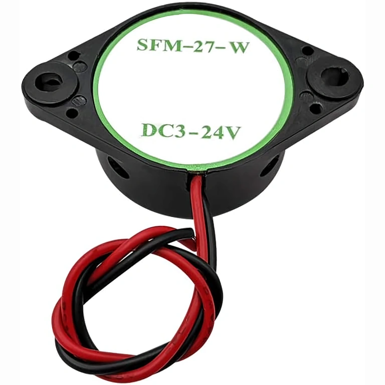 Conectare buzzer piezoelectric 3–24V pentru circuite DIY
