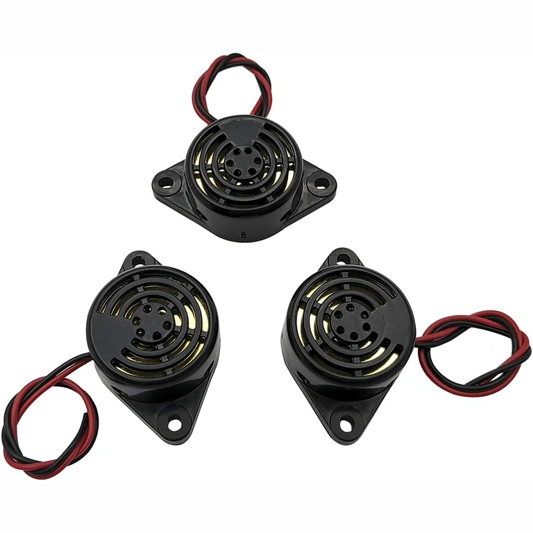 Buzzer piezoelectric 30mm detaliu construcție