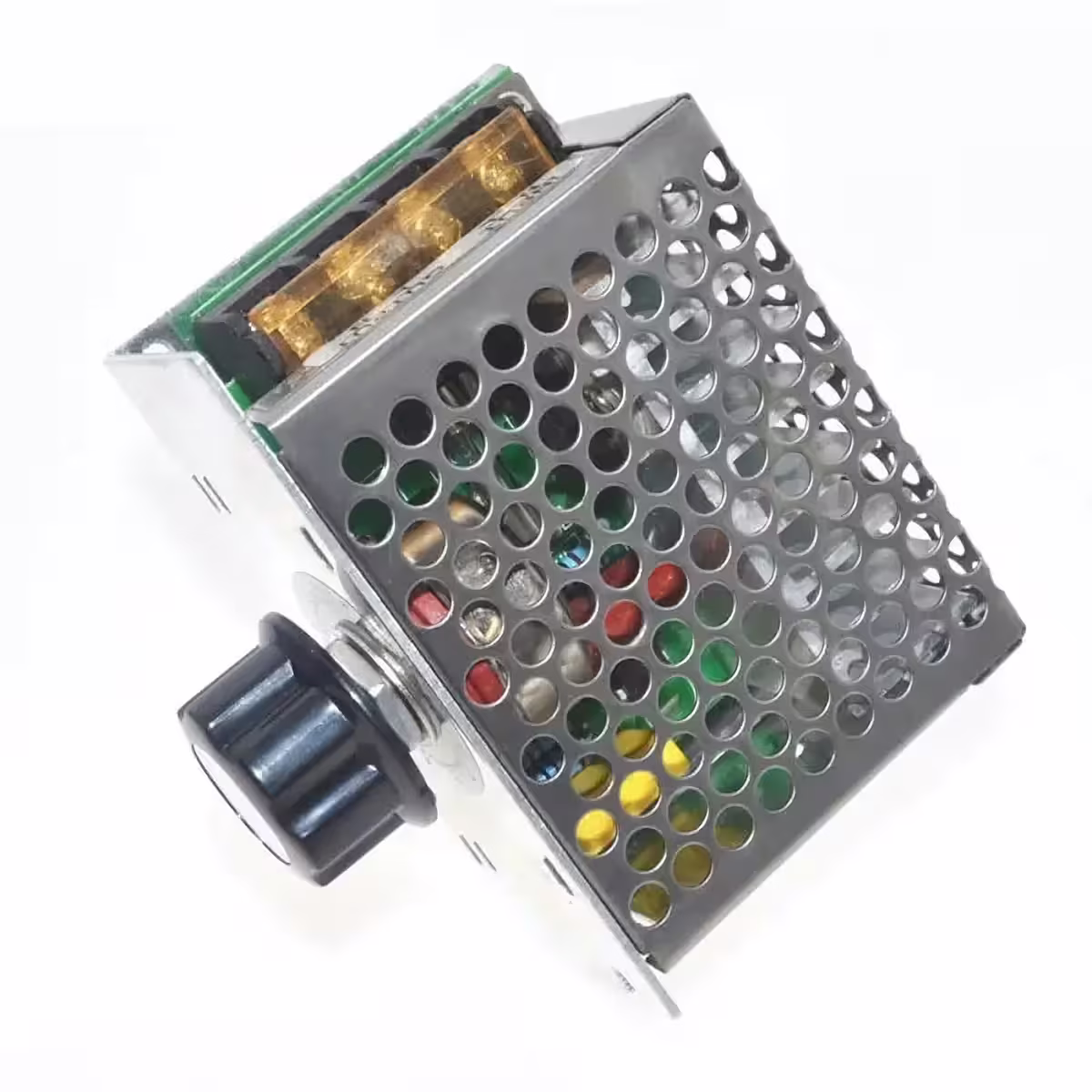 Variator trifazat 50000W montat și conectat în instalație industrială