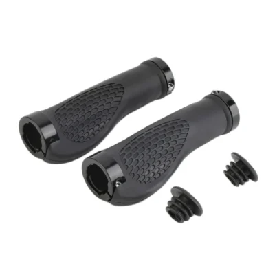 Mansoane ghidon MTB ergonomice negre cu coarne lock-on pentru bicicletă și trotinetă electrică - imagine 9